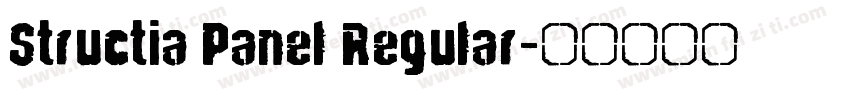Structia Panel Regular字体转换